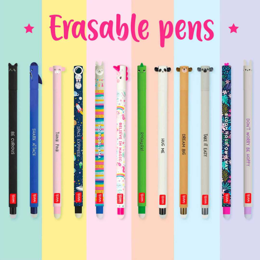 ολοκαίνουργια Limited edition erasable στυλό από Legami